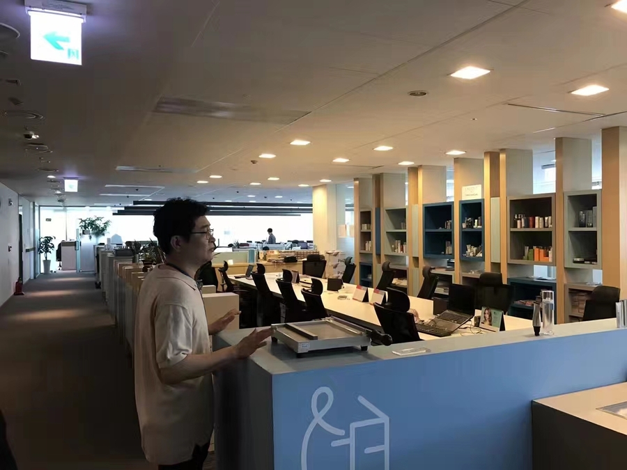 HEBE 자오차오 회장, Wolnk 그룹 방문 · 현장 사진 2