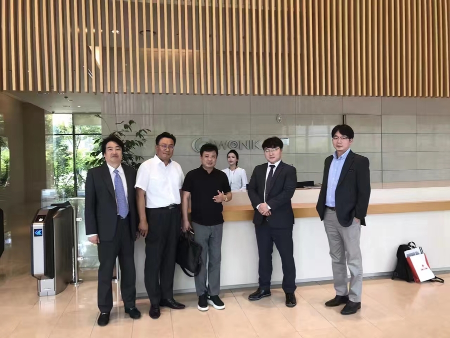 HEBE 자오차오 회장, Wolnk 그룹 방문 · 현장 사진 1